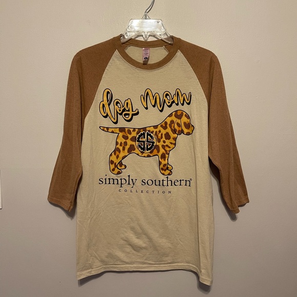 Simply Southern Tops - Simply Southern Dog Mom Baseball Tee